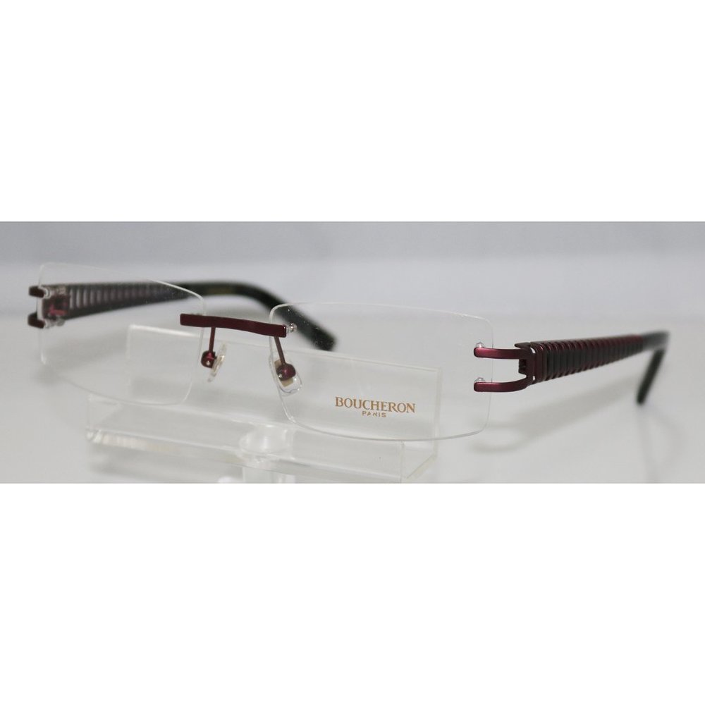 New Boucheron Burgundy Eyeglasses